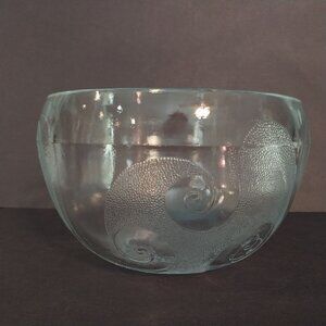 Holmegaard Michael Bang Rough Wave Pattern Bowl Glastronomi Line 1975